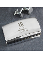 Personalised Birthday Big Age Cufflink Box