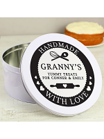 Personalised Handmade With Love Cake Tin