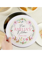 Personalised Springtime Cake Tin