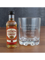 Personalised Tumbler & Southern Comfort Miniature Set