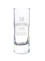 Personalised Birthday Star Shot Glass