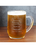 Personalised Vintage Typography Tankard