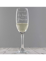 Personalised 'It's Time for Prosecco' Flute