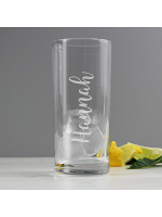 Personalised Name Only Engraved Hi Ball Glass