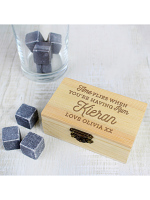 Personalised Time Flies When You're Having Rum Cooling Stones