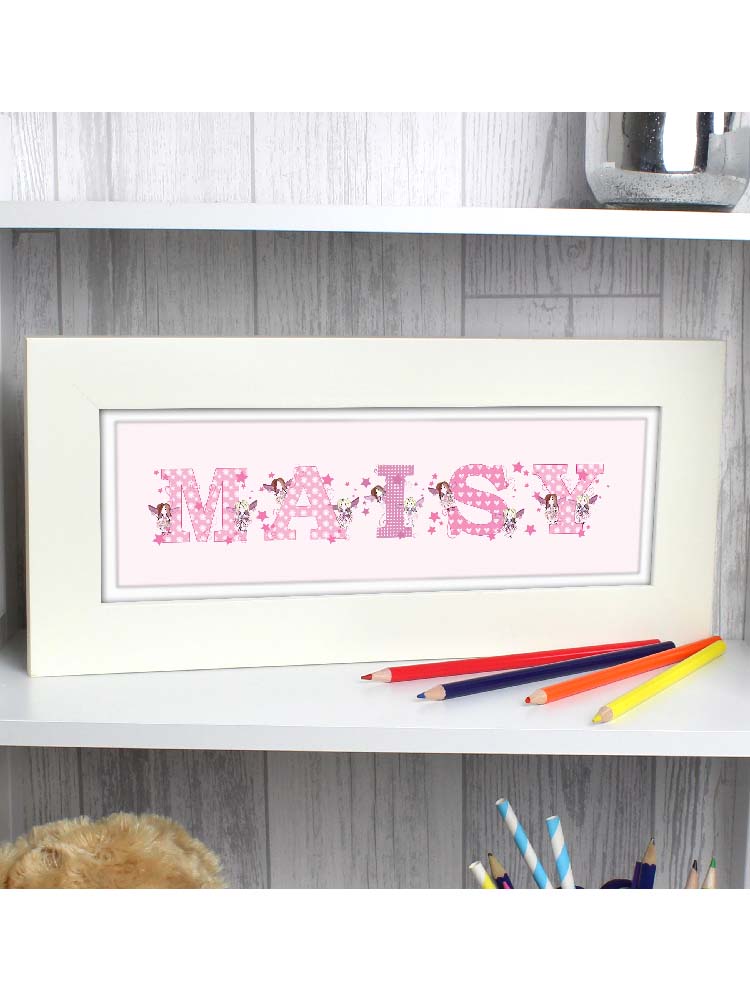 Personalised FAIRY LETTER Name Frame