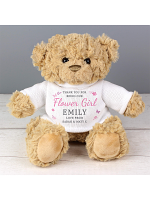Personalised Girls Free Text Teddy Bear
