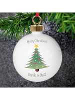 Personalised Christmas Tree Bauble
