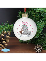 Personalised Me To You Reindeer Bauble