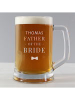 Personalised Father of the Bride Pint Stern Tankard