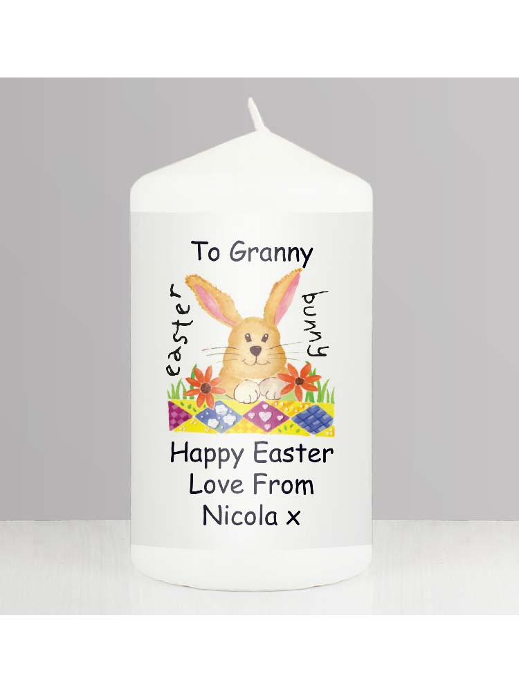 Personalised Easter Candle