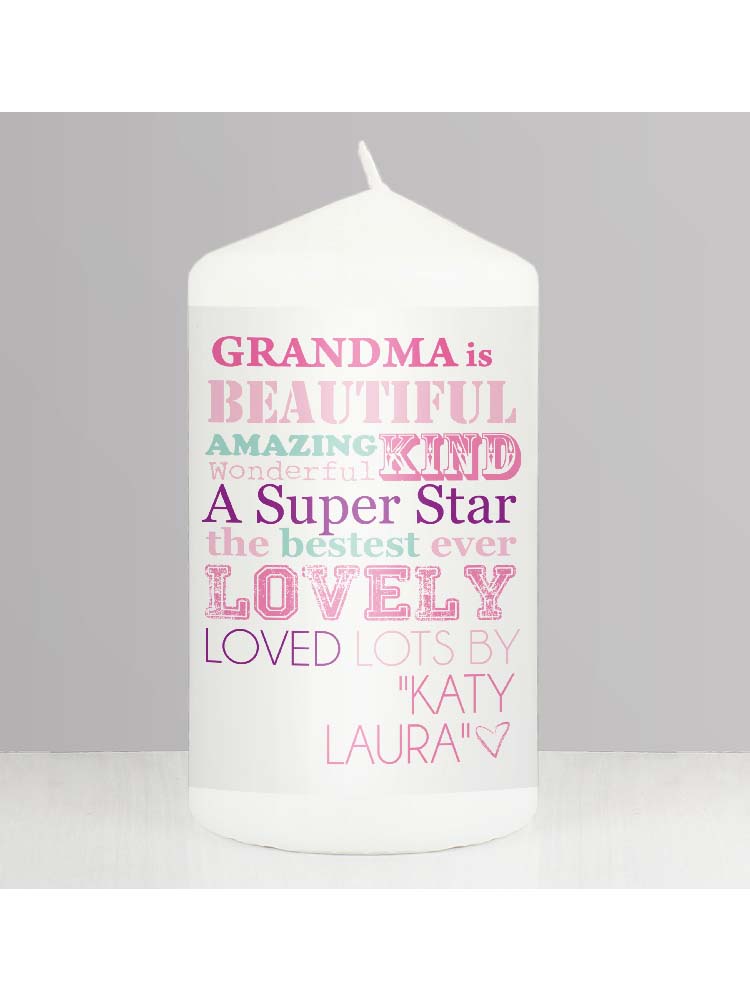 Personalised She Is... Candle