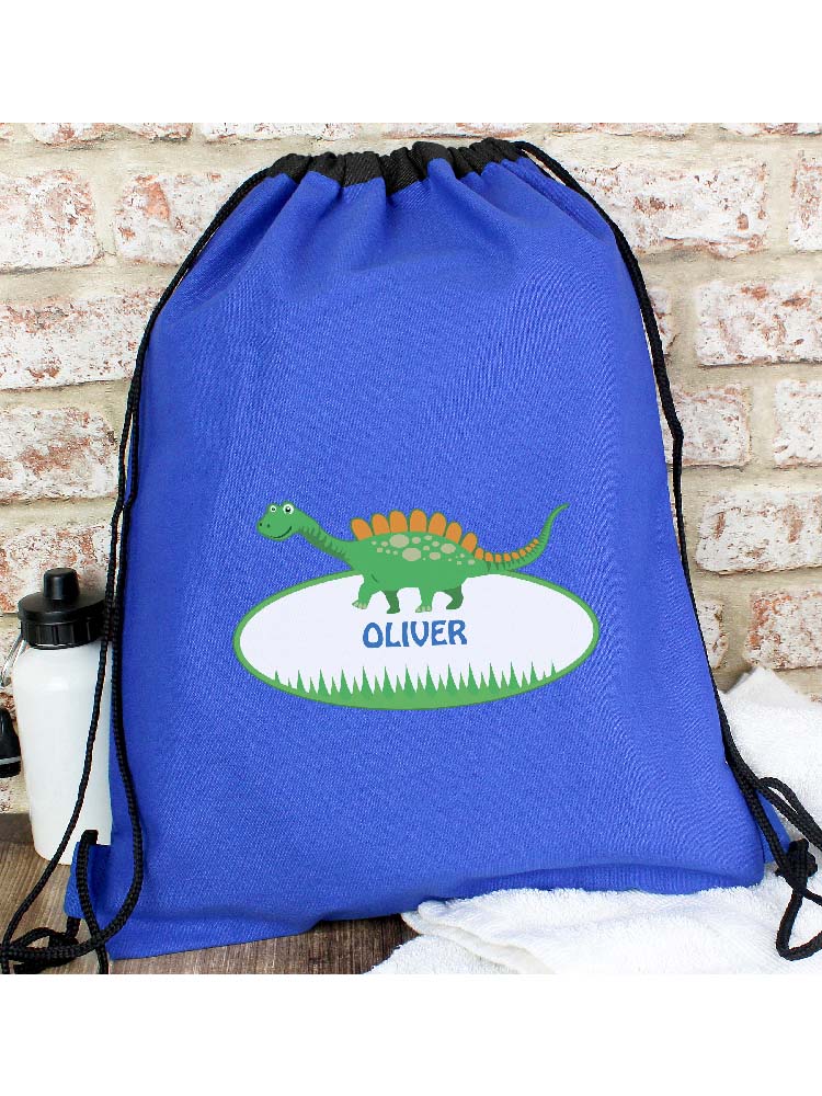 Personalised Dinosaur Swim & Kit Bag