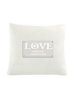 Personalised LOVE Cushion Cover