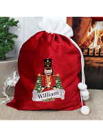 Personalised Red Nutcracker Sack