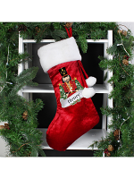 Personalised Red Nutcracker Stocking