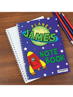 Personalised Space A5 Notebook