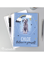 Personalised Rachael Hale Dalmatian A5 Notebook