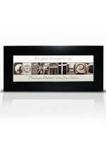 Personalised Affection Art Godfather Small Frame