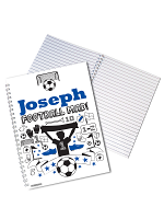 Personalised Football A5 Notebook