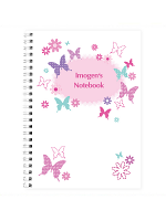 Personalised Butterfly A5 Notebook