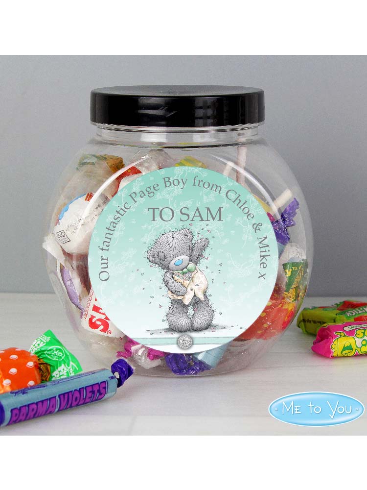 Personalised Me To You Pageboy Wedding Sweets