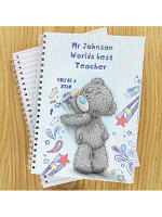 Personalised Me to You Teacher A5 Notebook