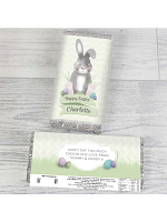 Personalised Easter Bunny Chocolate Bar