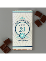 Personalised Birthday Milk Chocolate Bar