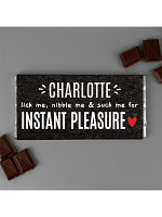 Personalised Instant Pleasure Milk Chocolate Bar