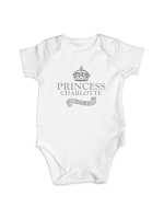 Personalised Royal Crown Baby Vest