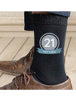 Personalised Birthday Men's Socks