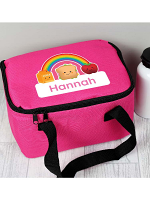 Personalised Healthy Eating Pink Lunch Bag