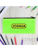 Personalised Green Pencil Case