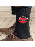 Personalised Property Of Mens Socks