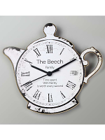 Personalised Teapot Shape Wooden Clock