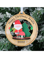 Personalised Make Your Own Toadstool Santa 3D Decoration Kit