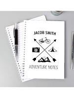 Personalised Adventure A5 Notebook