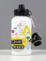 Personalised Digger Drinks Bottle