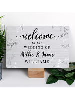 Personalised Welcome Metal Sign