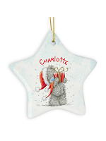 Personalised Me To You Star Christmas Decoration