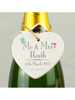 Personalised Decorative Wedding Mr & Mrs Ceramic Heart