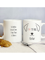 Personalised Dog Features Mug