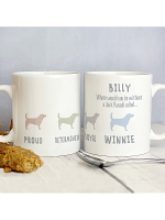 Personalised Jack Russell Dog Breed Mug