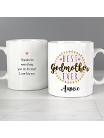 Personalised 'Best Godmother' Mug