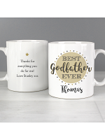 Personalised Best Godfather Mug