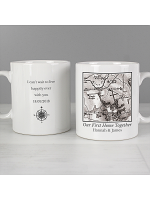 Personalised 1805 - 1874 Old Series Map Compass Mug