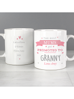 Personalised Pink Promoted To Mug