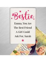 Personalised #Bestie Fridge Magnet