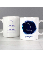 Personalised Aries Zodiac Star Sign Mug (March 20th-April 19th)